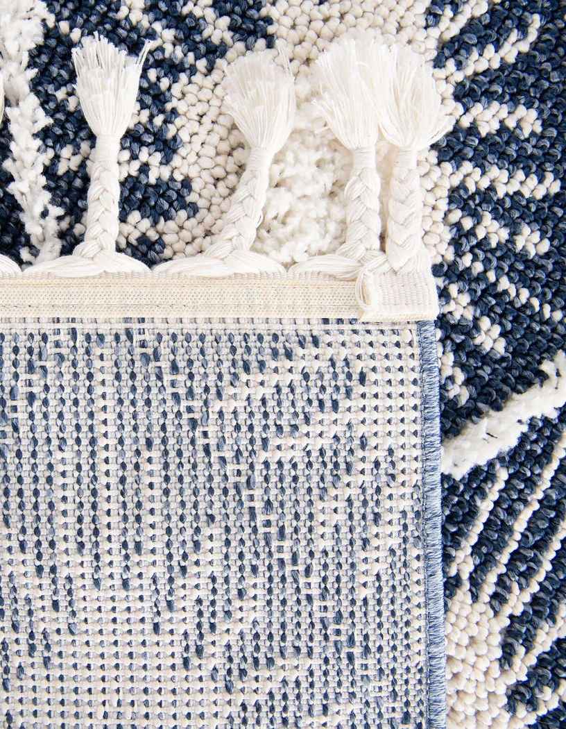 Vellum Navy 5'3 x 8' Rug - Thumbnail - Image 5