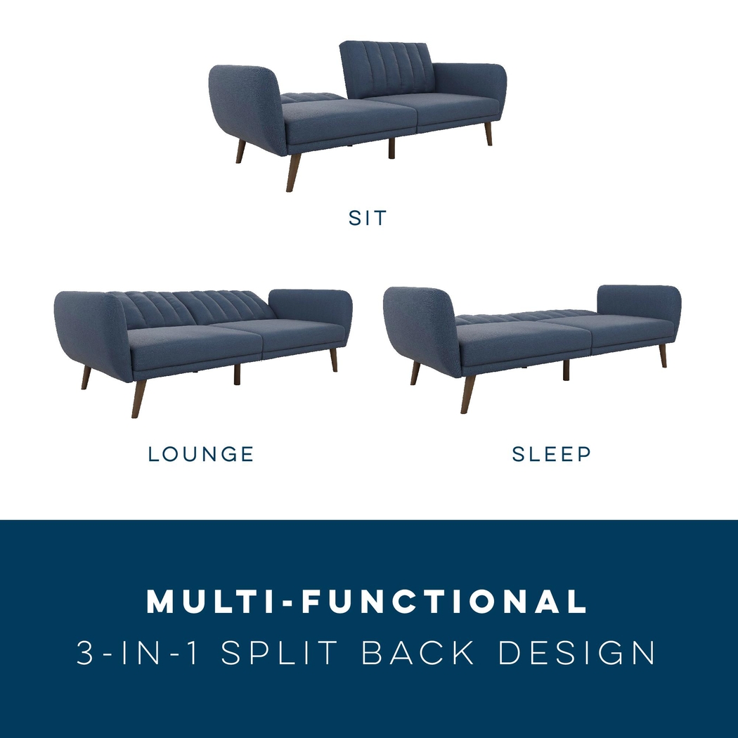 Velron Blue Futon - Thumbnail - Image 12