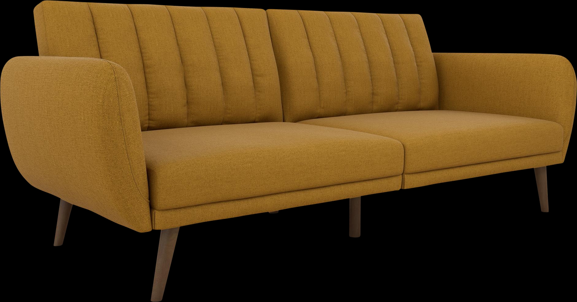 Velron Mustard Futon - Thumbnail - Image 1