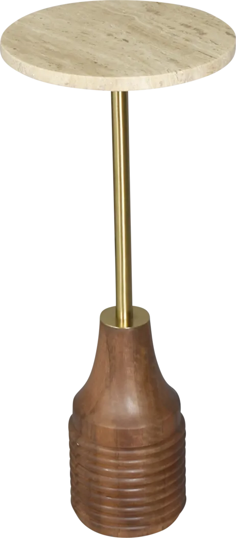 Vendea II Tan Accent Table - Thumbnail - Image 7