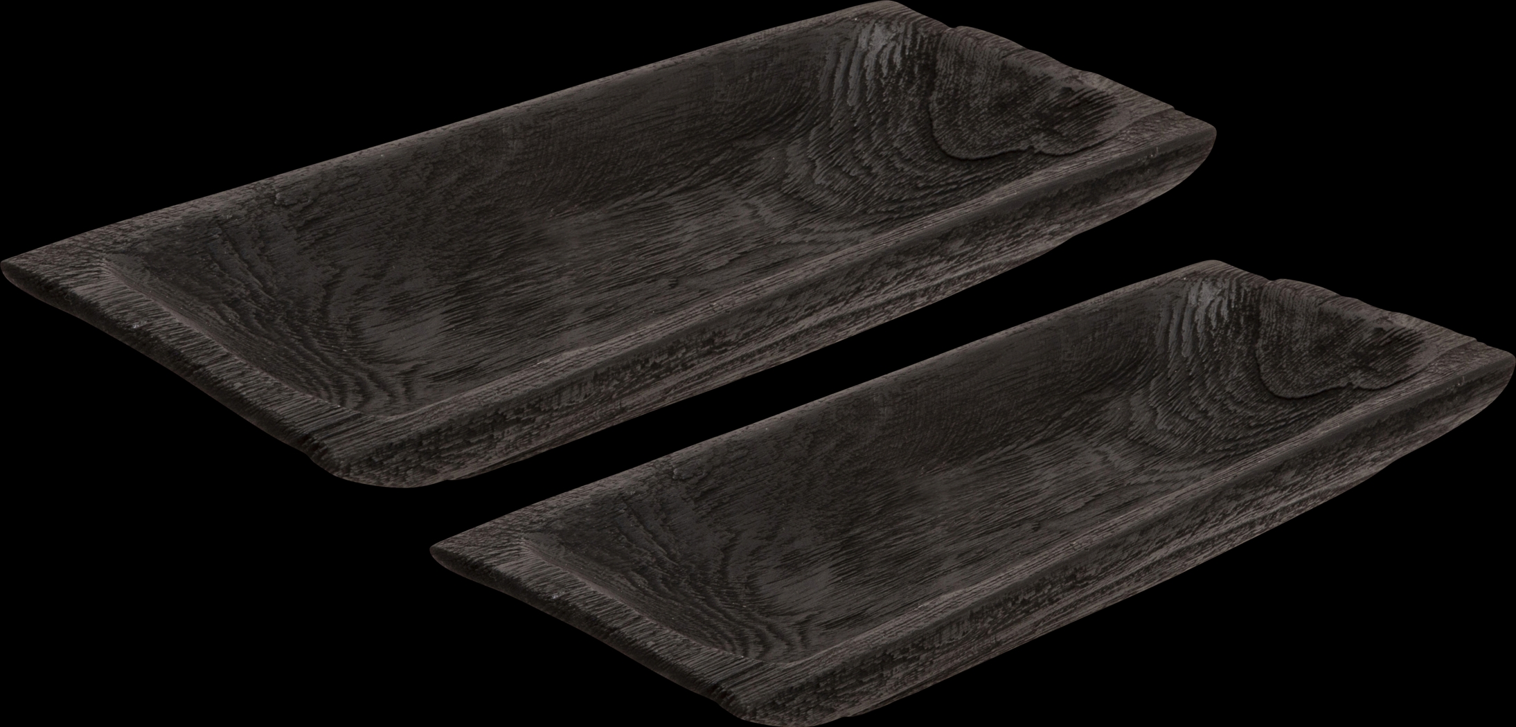 Vendorm Black Tray, Set of 2 - Thumbnail - Image 1