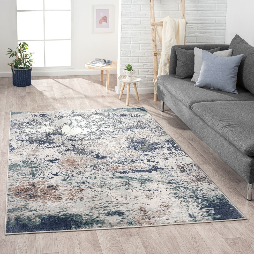 Venerla Blue 5' x 7' Rug - Thumbnail - Image 2