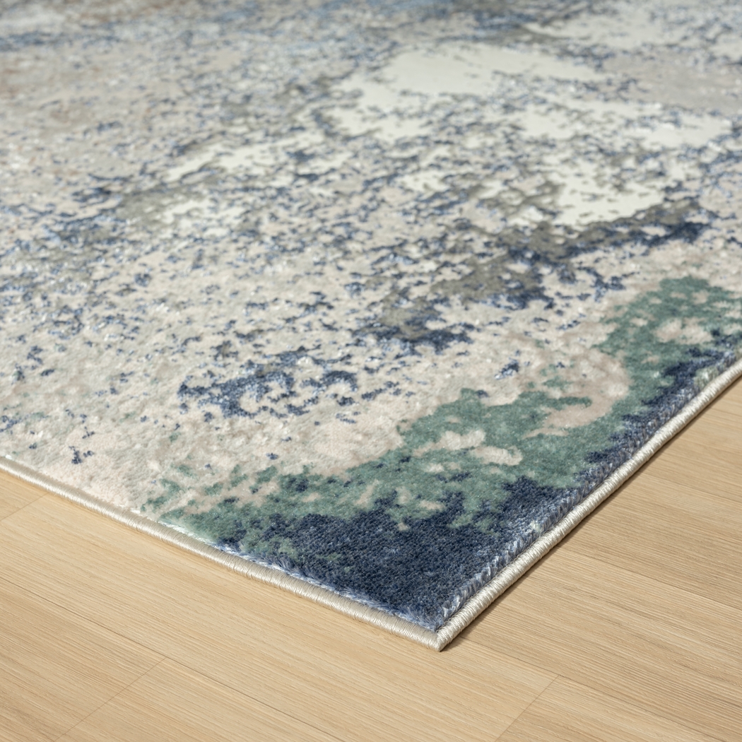 Venerla Blue 7'5 x 9'5 Rug - Thumbnail - Image 4