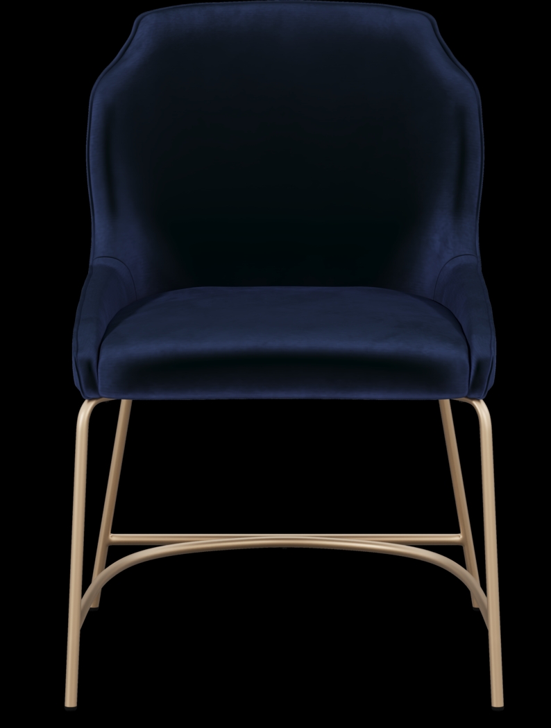 Venetian Court Blue Side Chair - Thumbnail - Image 3