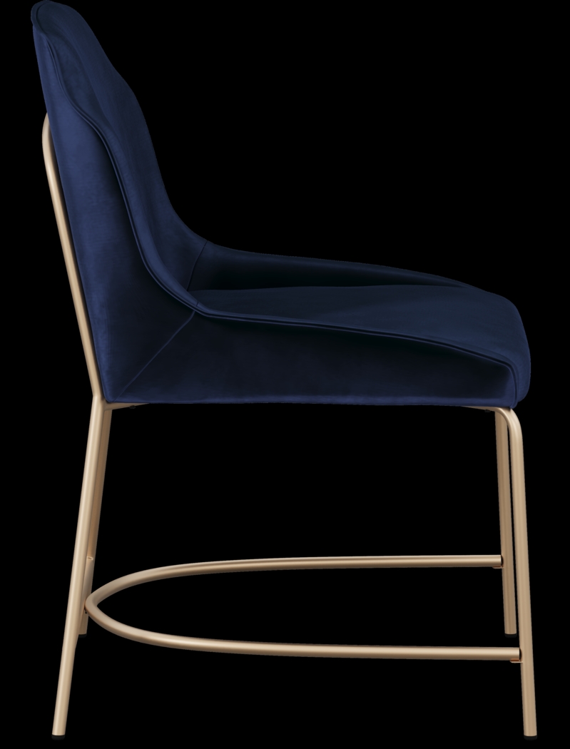 Venetian Court Blue Side Chair - Thumbnail - Image 4