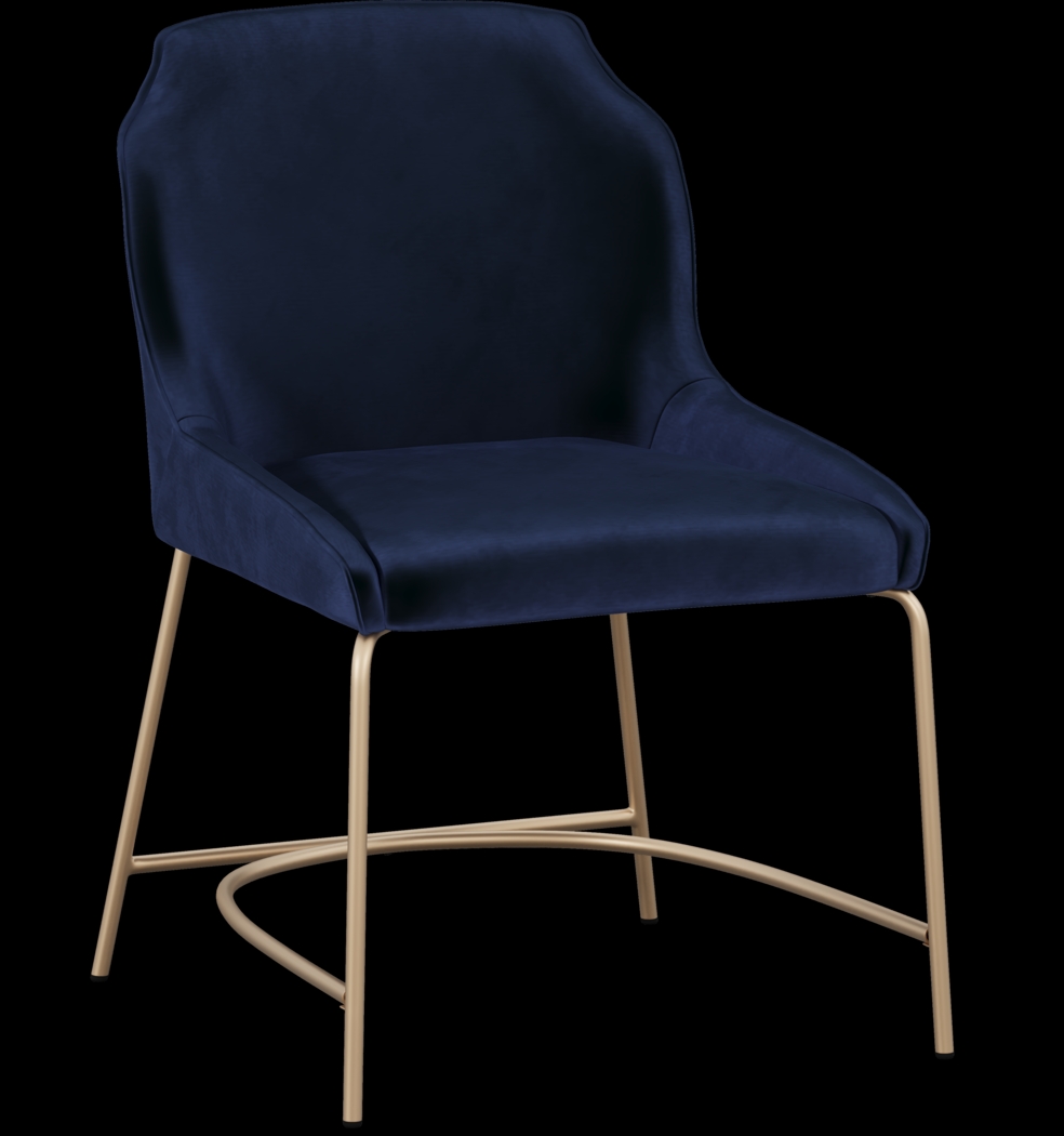 Venetian Court Blue Side Chair - Thumbnail - Image 1