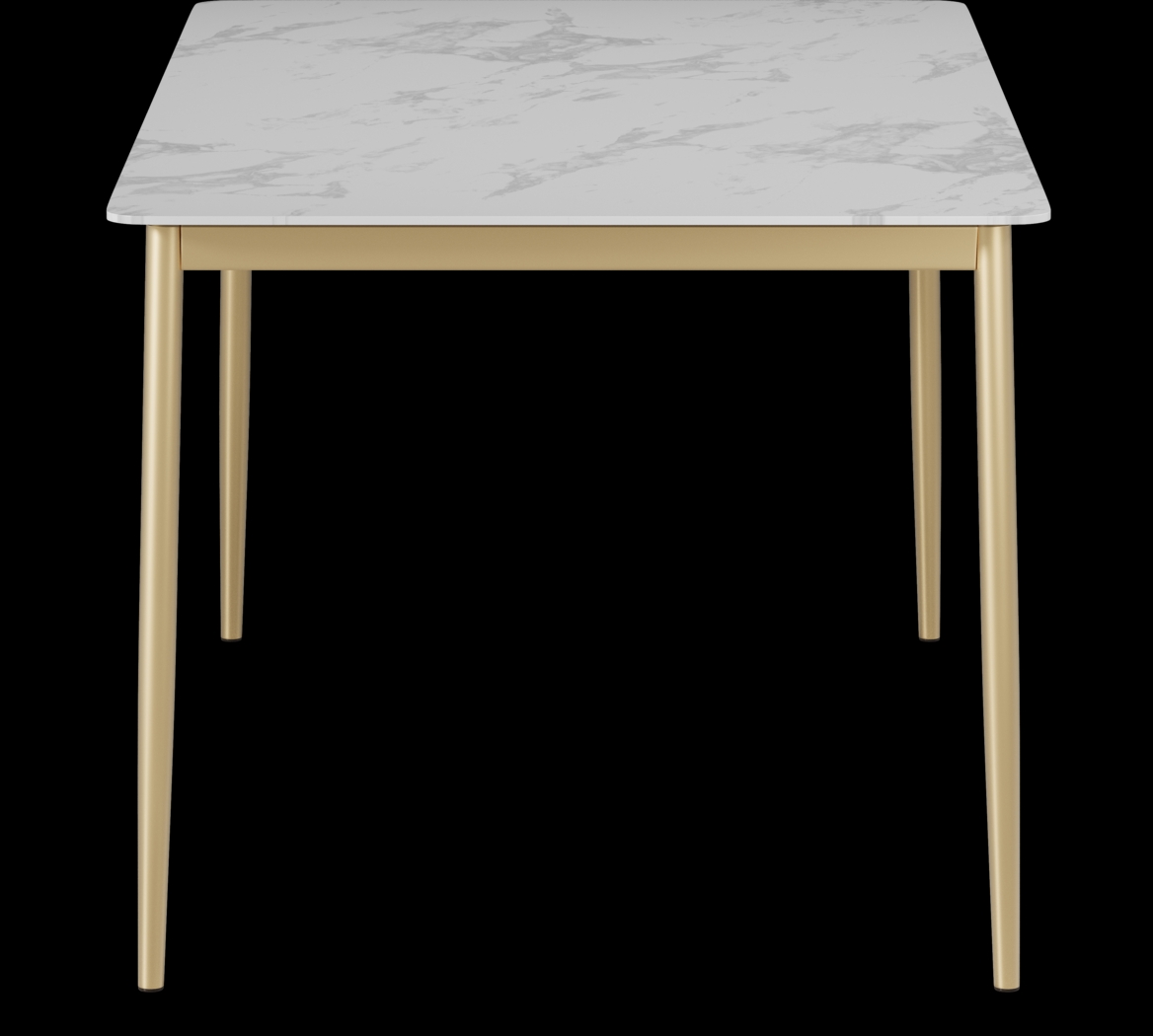 Venetian Court Gold 5 Pc Dining Room with Blue Chairs - Thumbnail - Image 4