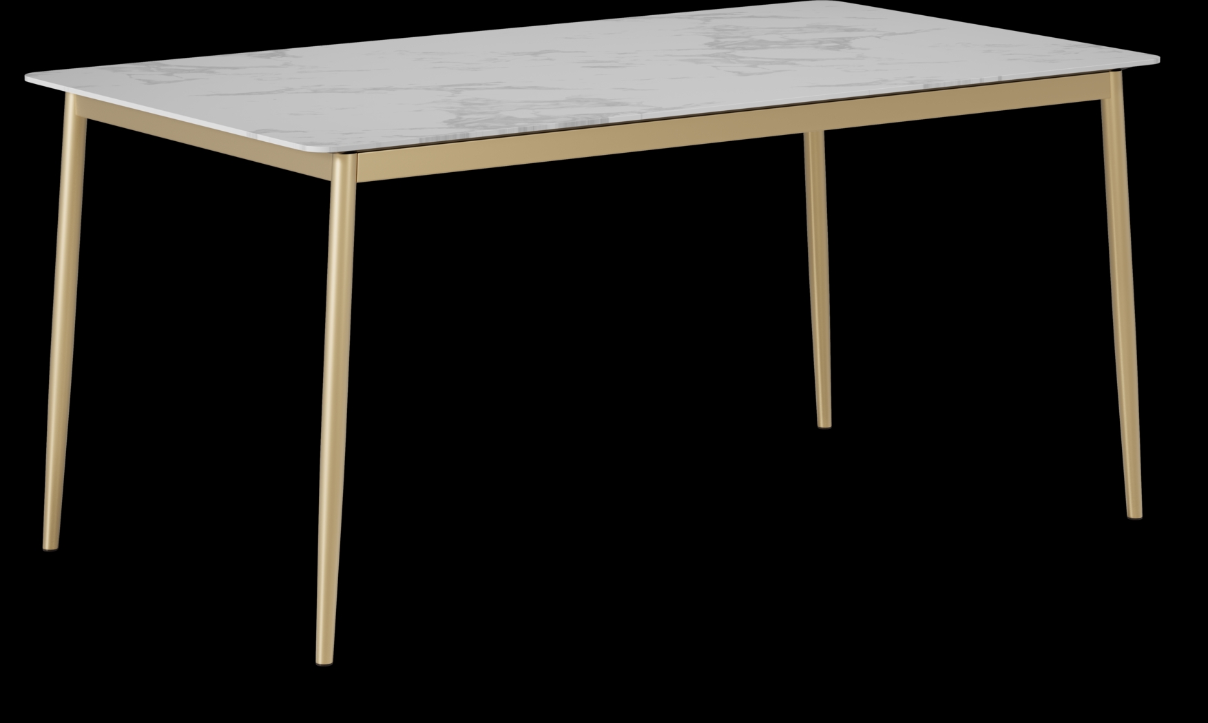 Venetian Court Gold 5 Pc Dining Room with Blue Chairs - Thumbnail - Image 2