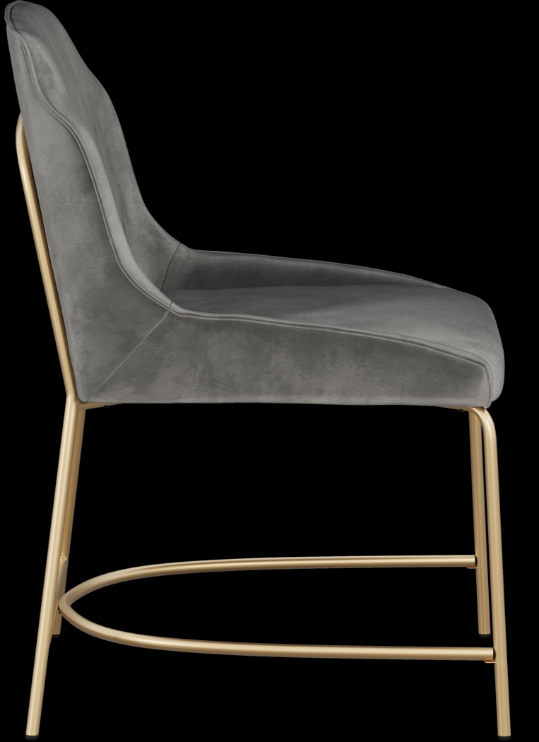 Venetian Court Gold 5 Pc Dining Room with Gray Chairs - Thumbnail - Image 8