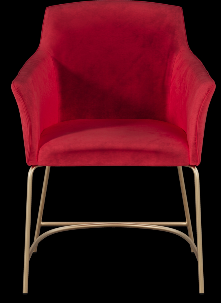 Venetian Court Red Arm Chair - Thumbnail - Image 2