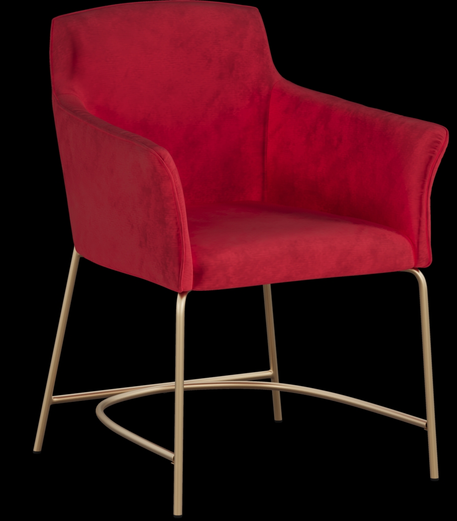 Venetian Court Red Arm Chair - Thumbnail - Image 1