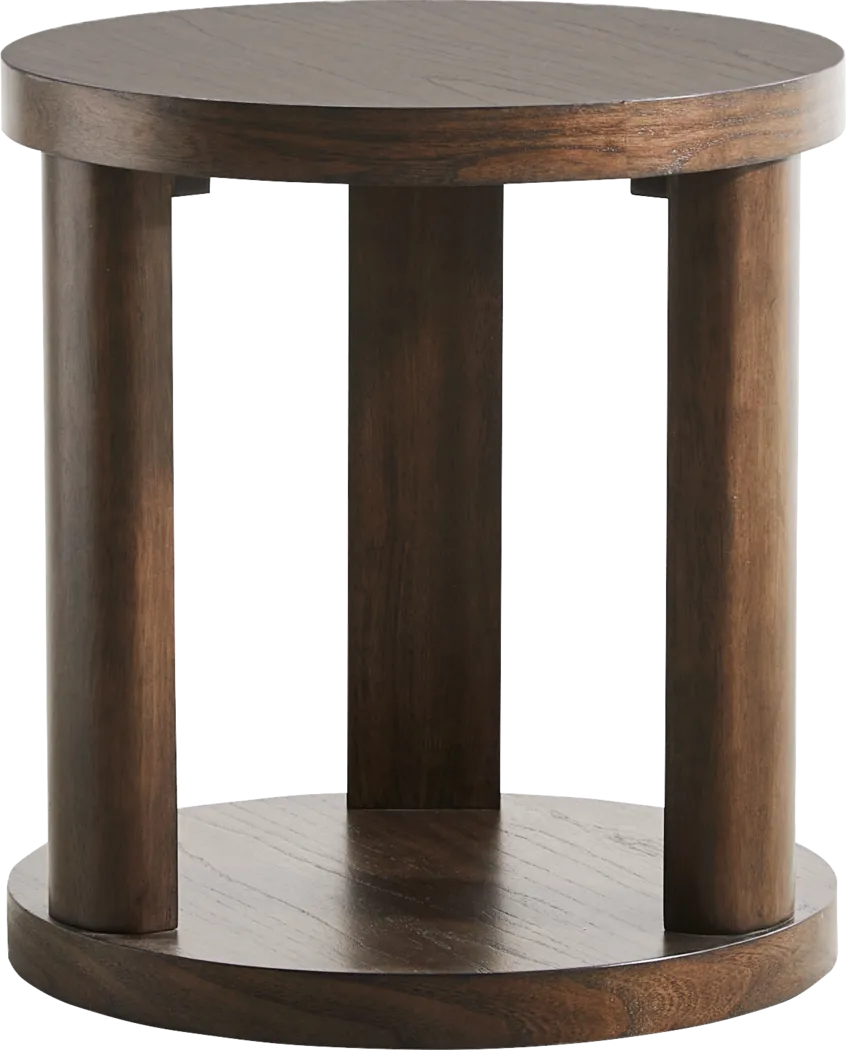 Venice Brown End Table - Thumbnail - Image 1
