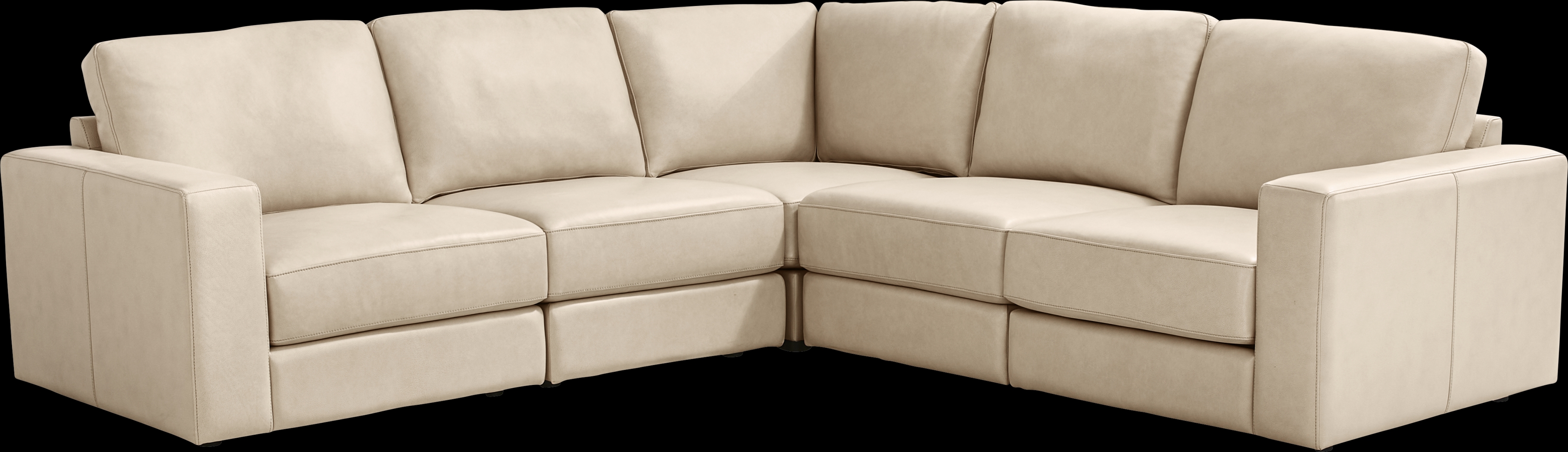 Almond Leather 5 Pc Venice Modular - Thumbnail - Image 1