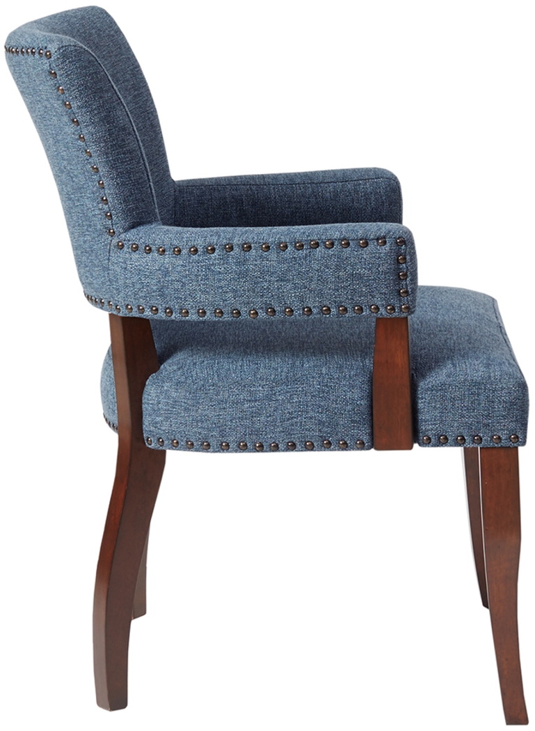 Venida Blue Arm Chair - Thumbnail - Image 4