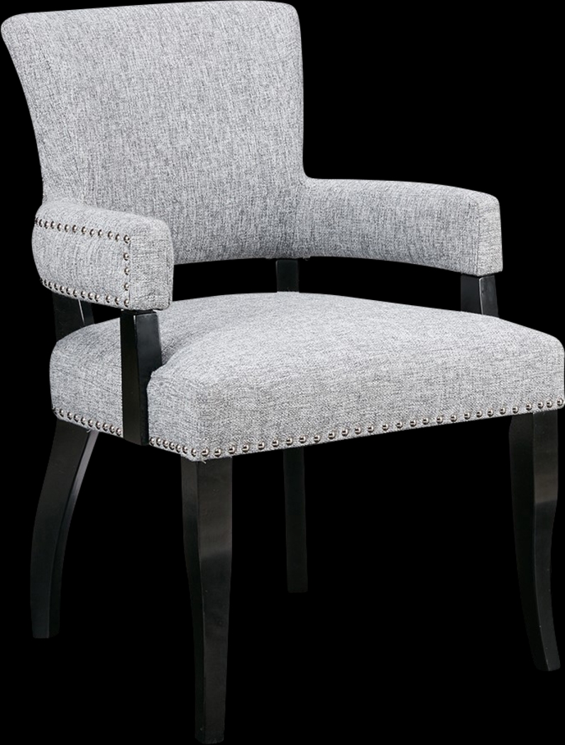 Venida Gray Arm Chair - Thumbnail - Image 1