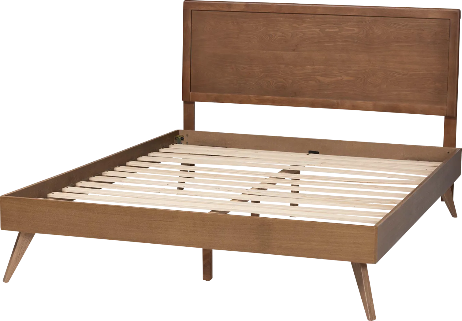 Venru Brown King Platform Bed - Image 3
