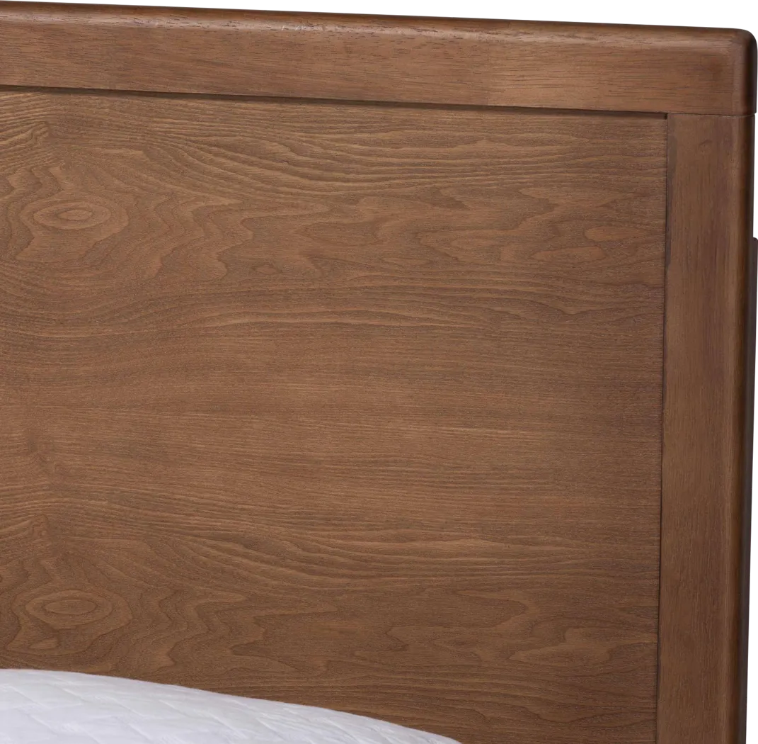 Venru Brown King Platform Bed - Image 6