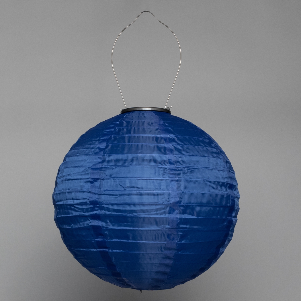 Vense Island Outdoor Blue Solar Lantern - Thumbnail - Image 7