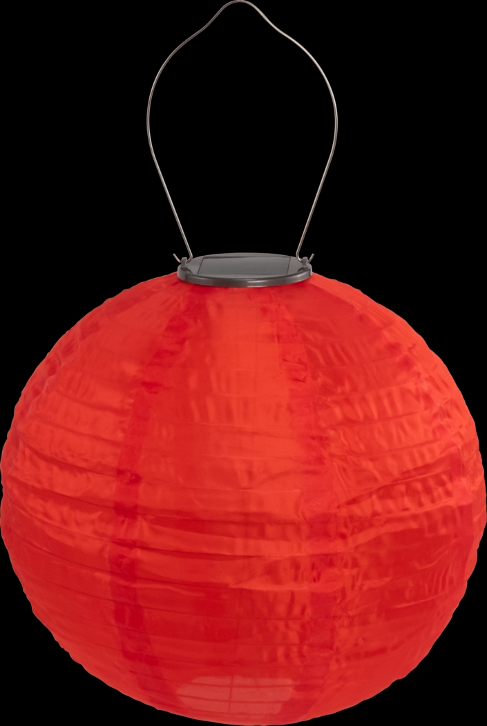 Vense Island Outdoor Red Solar Lantern - Thumbnail - Image 9
