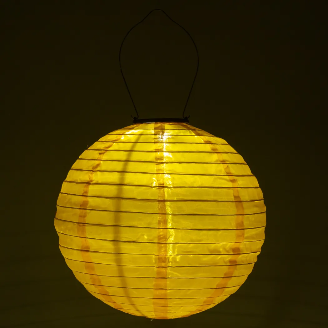 Vense Island Outdoor Yellow Solar Lantern - Thumbnail - Image 12