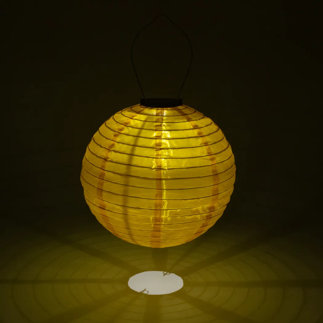 Vense Island Outdoor Yellow Solar Lantern - Thumbnail - Image 13