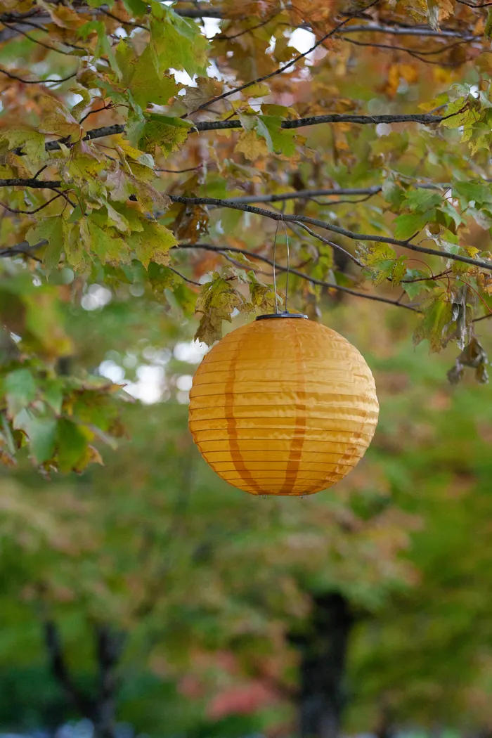 Vense Island Outdoor Yellow Solar Lantern - Thumbnail - Image 3