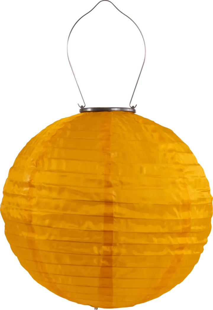 Vense Island Outdoor Yellow Solar Lantern - Thumbnail - Image 1
