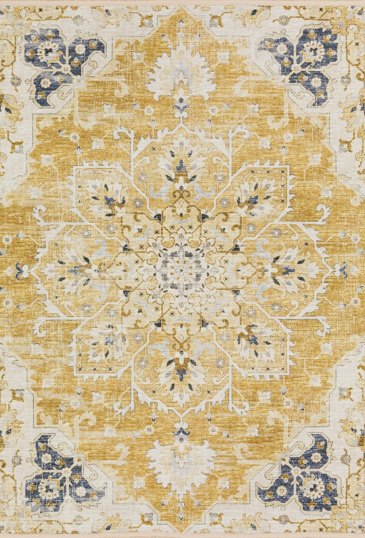 Ventner Yellow 8' x 10' Rug - Thumbnail - Image 1