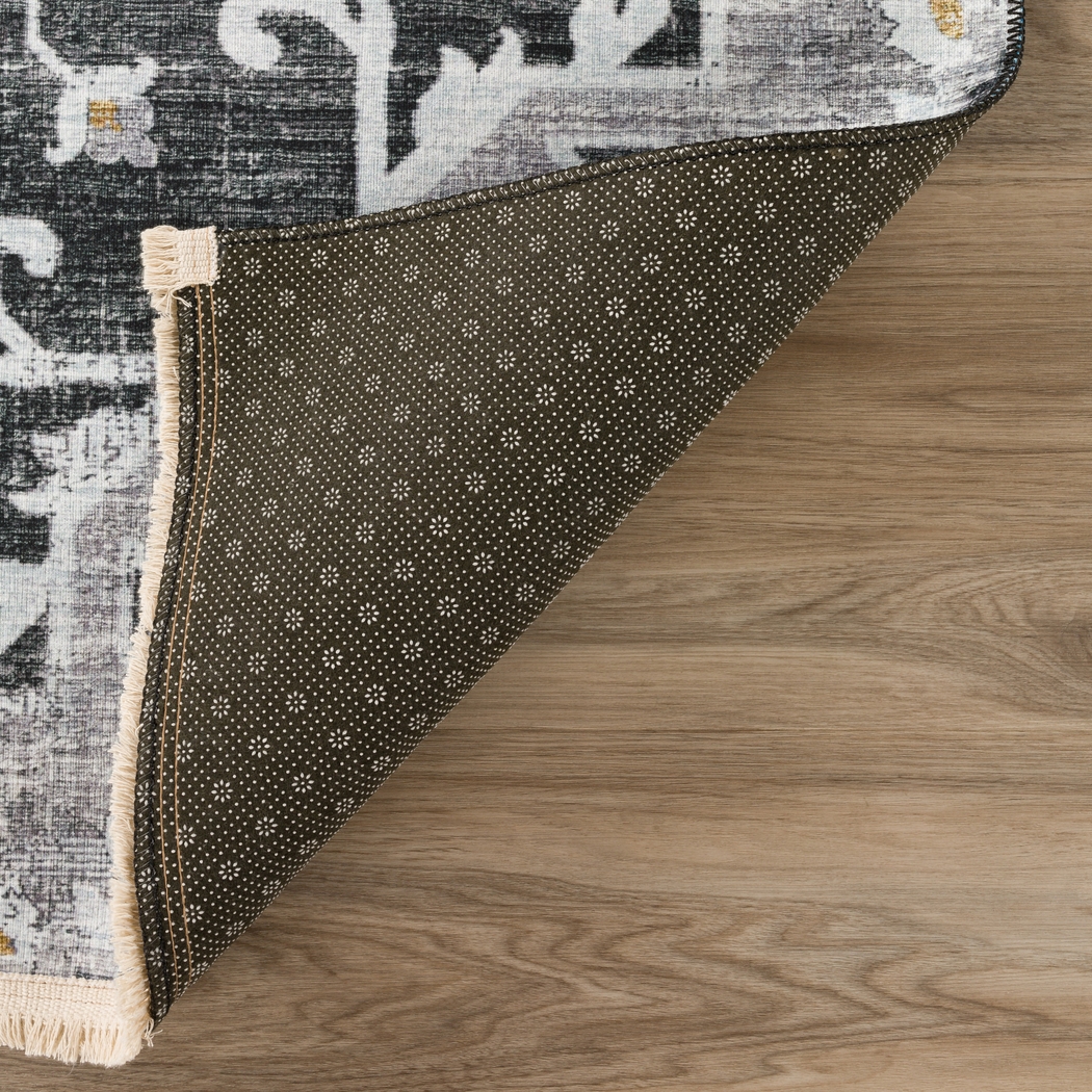 Ventner Black 5' x 8' Rug - Thumbnail - Image 4