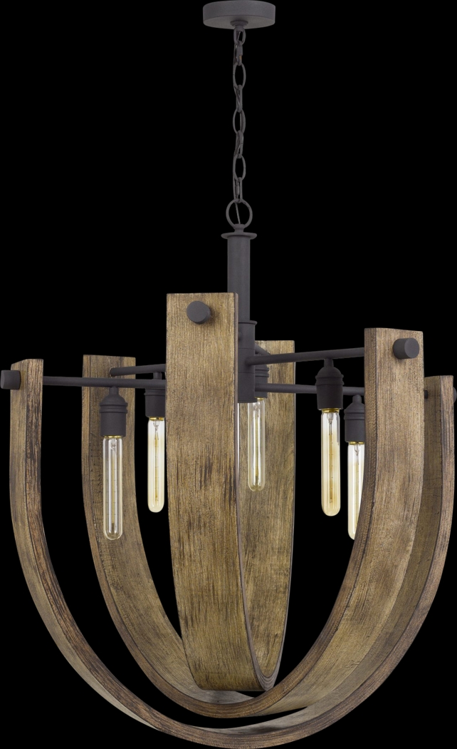 Ventor Place Oak Chandelier - Thumbnail - Image 1