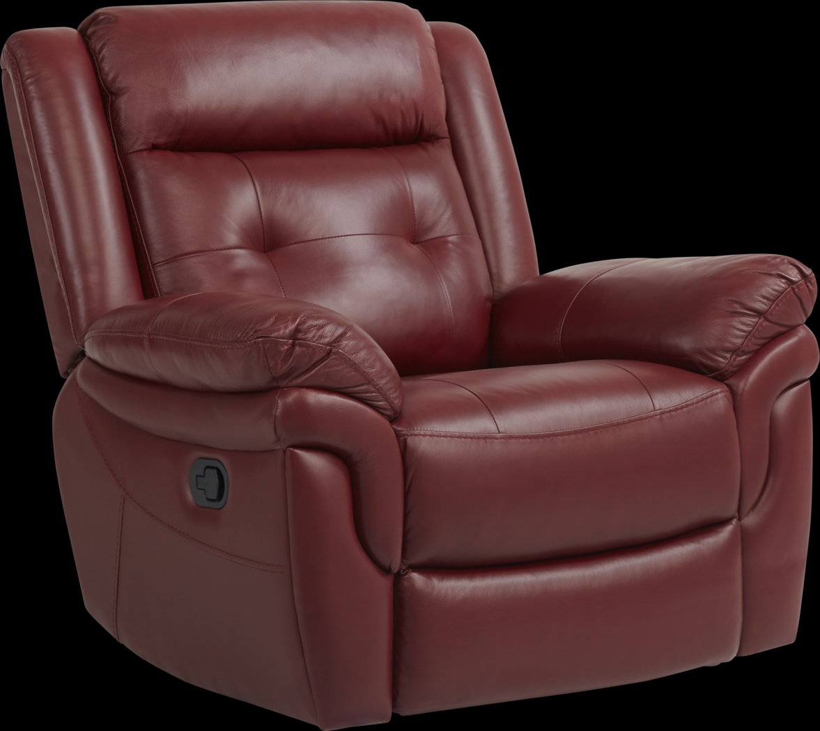 Ventoso Red Leather 3 Pc Living Room with Reclining Sofa - Thumbnail - Image 5