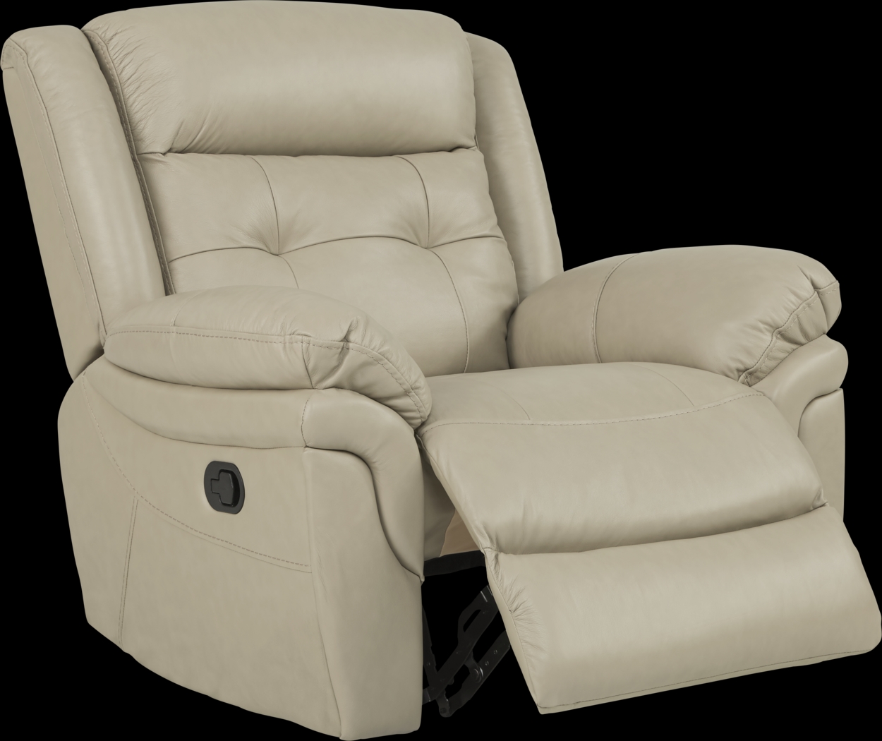 Ventoso Sand Leather 3 Pc Reclining Living Room - Thumbnail - Image 7