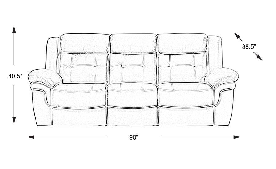 Dimension Image. Please refer to the Dimension Tab on this page for dimension details.