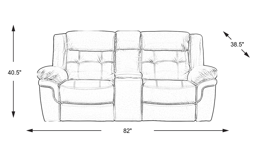 Dimension Image. Please refer to the Dimension Tab on this page for dimension details.