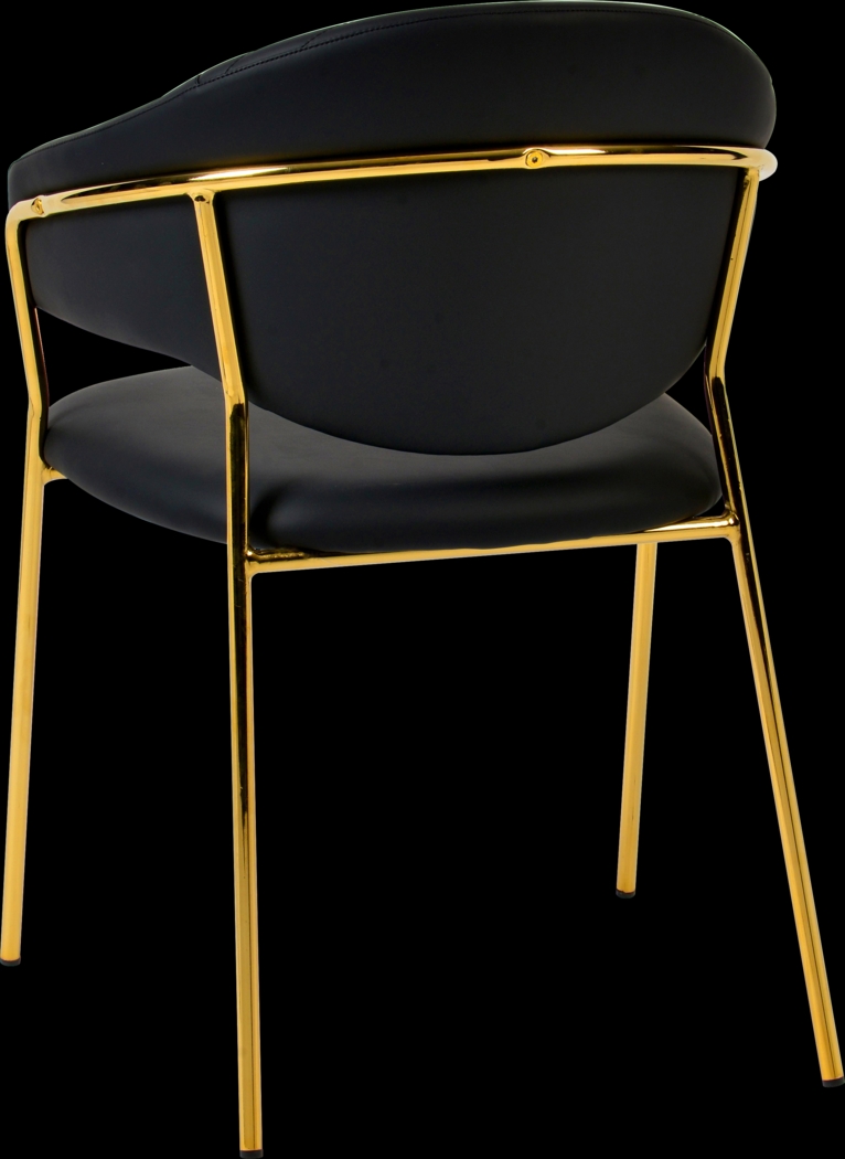 Ventris Black Arm Chair, Set of 2 - Thumbnail - Image 5