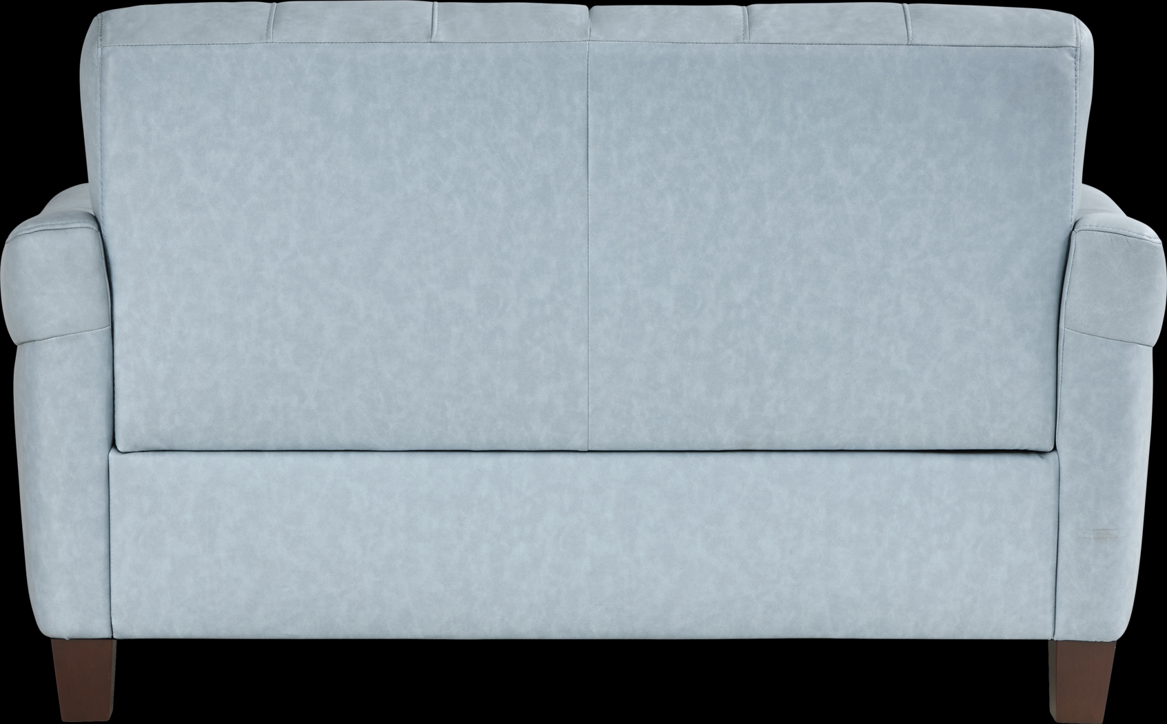 Ventura Square Blue Leather 5 Pc Living Room - Thumbnail - Image 6