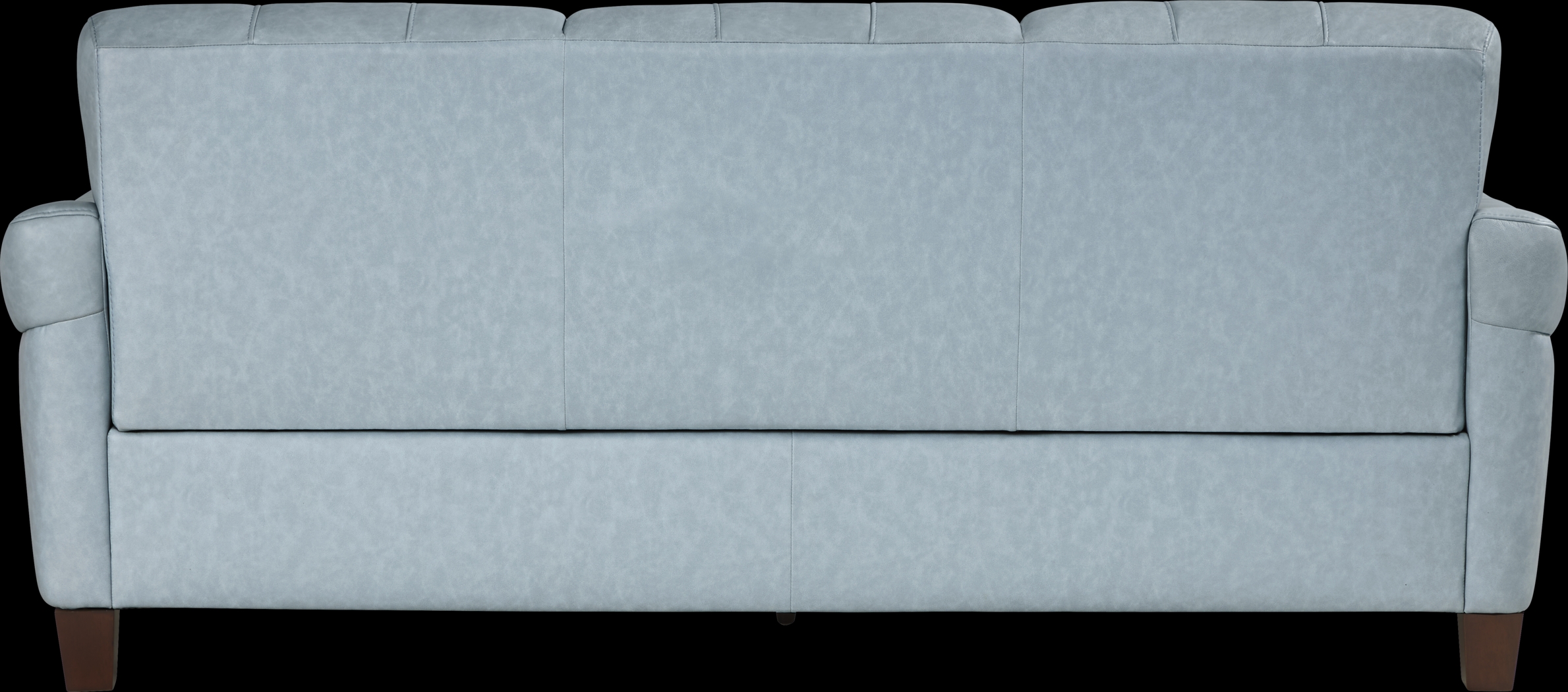 Ventura Square Blue Leather 5 Pc Living Room - Thumbnail - Image 3