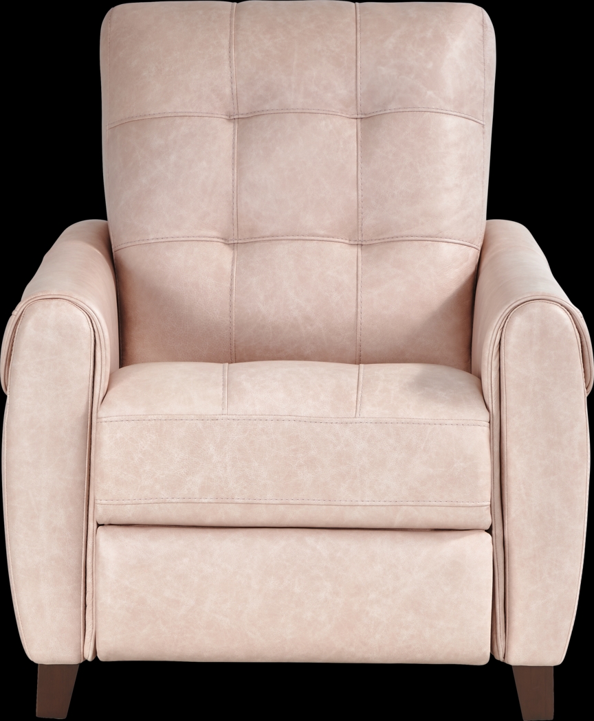 Ventura Square Blush Leather 6 Pc Living Room - Thumbnail - Image 9