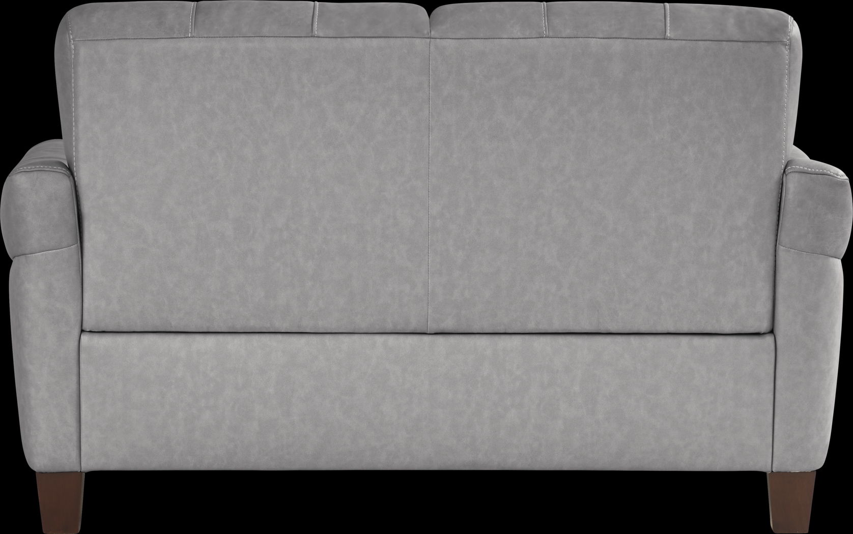 Ventura Square Gray Leather 7 Pc Living Room - Thumbnail - Image 6