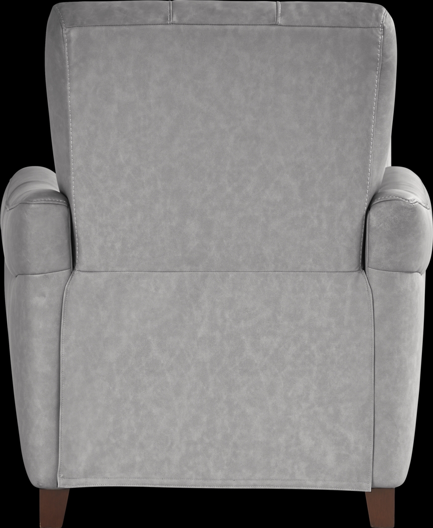 Ventura Square Gray Leather 6 Pc Living Room - Thumbnail - Image 10