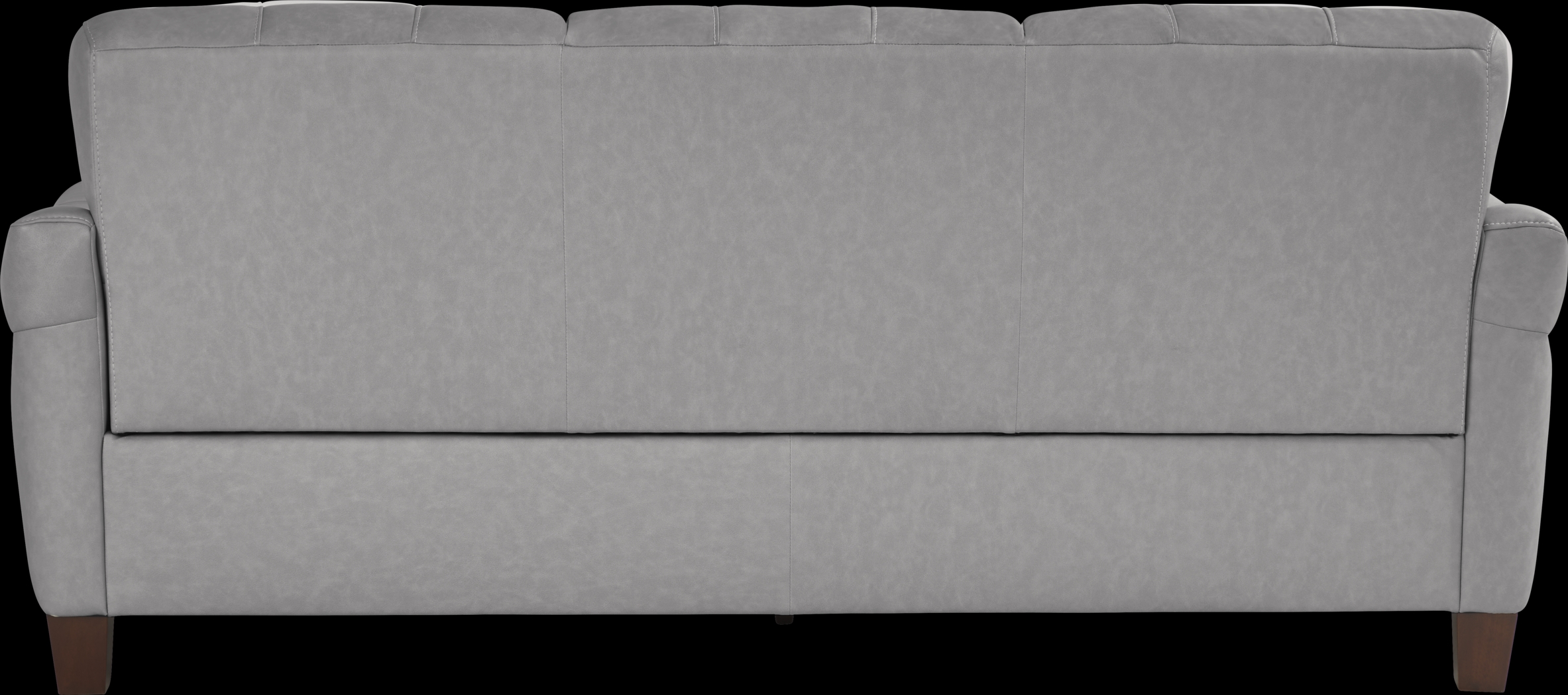 Ventura Square Gray Leather 7 Pc Living Room - Thumbnail - Image 3