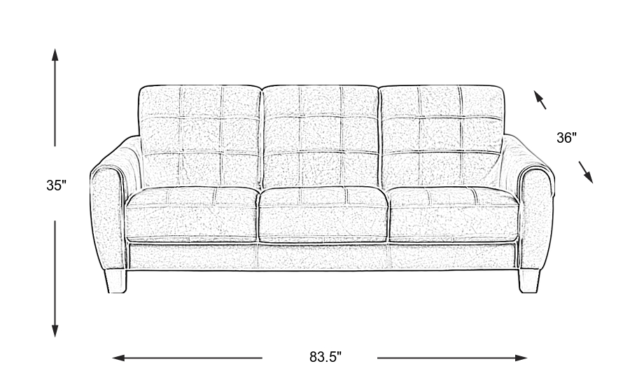 Dimension Image. Please refer to the Dimension Tab on this page for dimension details.
