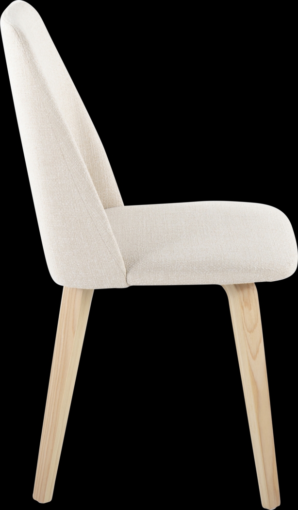 Verawood I Cream Dining Chair, Set of 2 - Thumbnail - Image 4