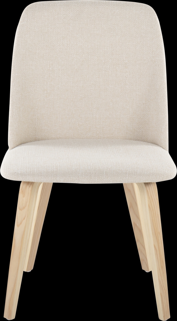 Verawood I Cream Dining Chair, Set of 2 - Thumbnail - Image 7