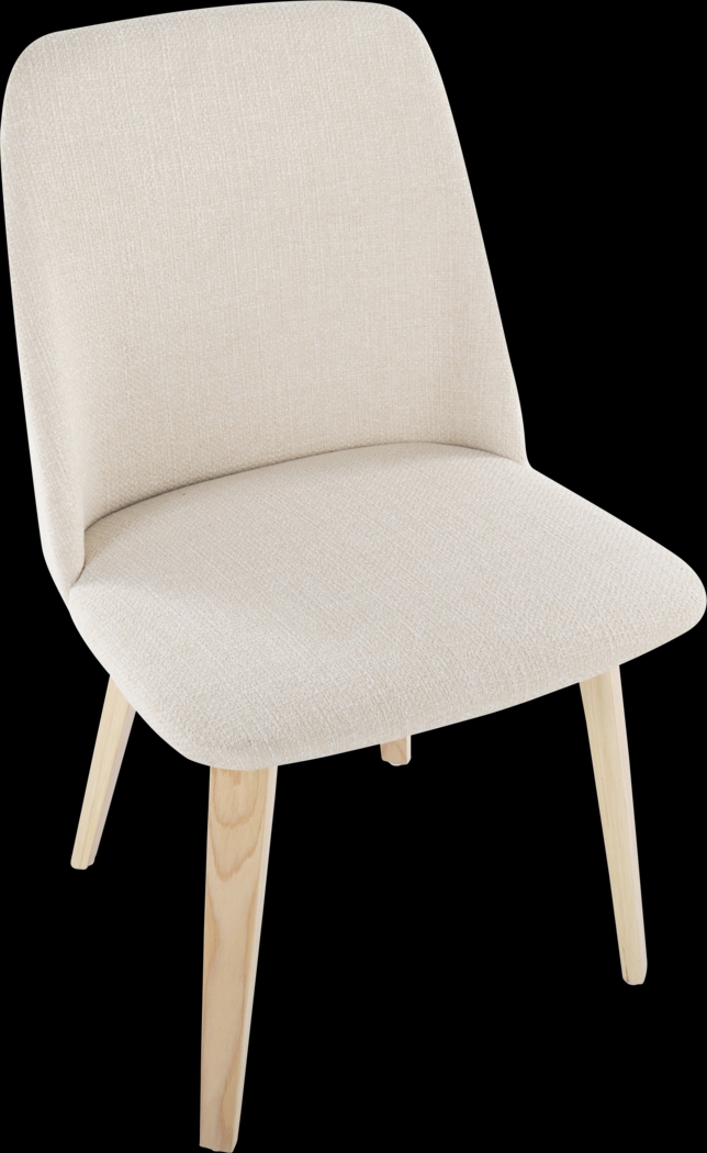 Verawood I Cream Dining Chair, Set of 2 - Thumbnail - Image 8
