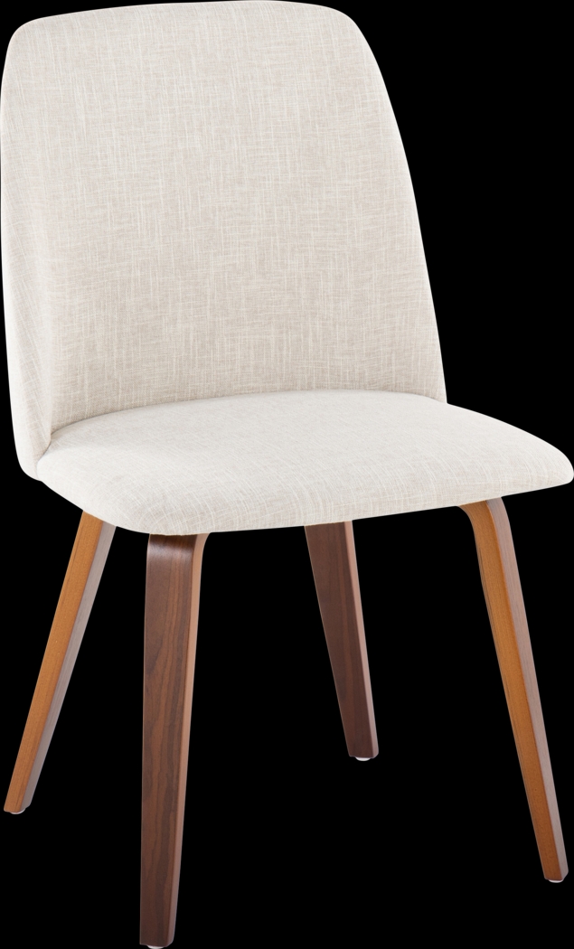 Verawood II Beige Dining Chair, Set of 2 - Thumbnail - Image 4