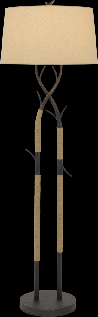 Verbena Cave Black Floor Lamp - Thumbnail - Image 2