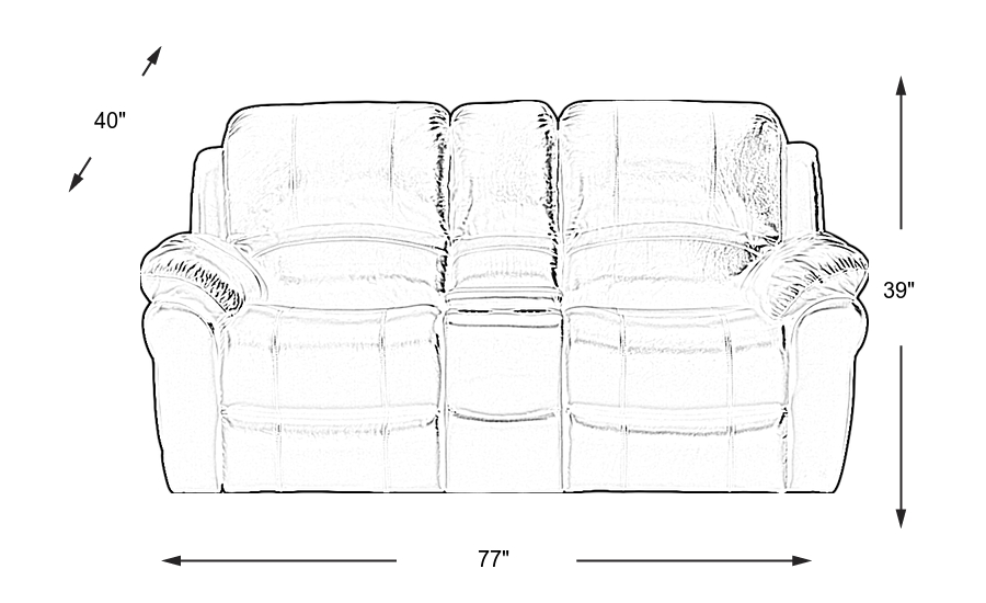 Dimension Image. Please refer to the Dimension Tab on this page for dimension details.