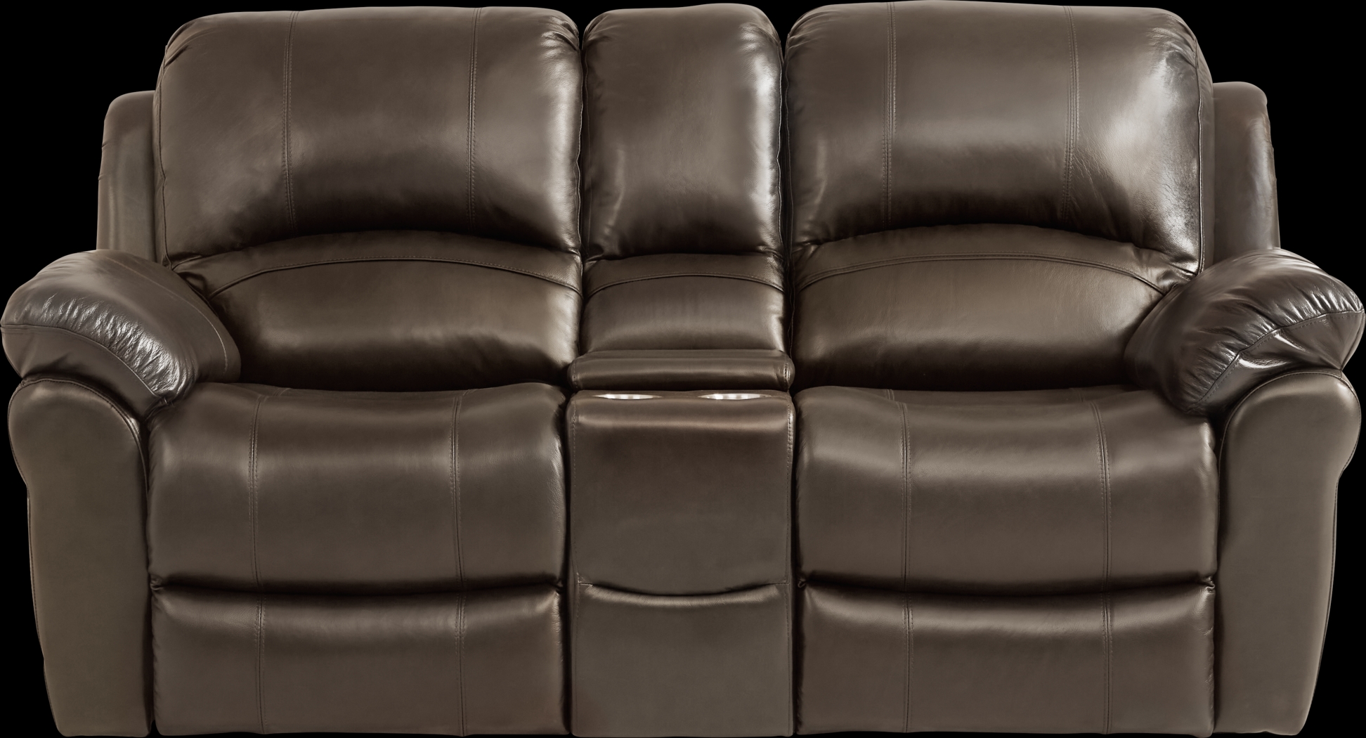 Vercelli Brown Leather 2 Pc Power Reclining Living Room - Thumbnail - Image 5