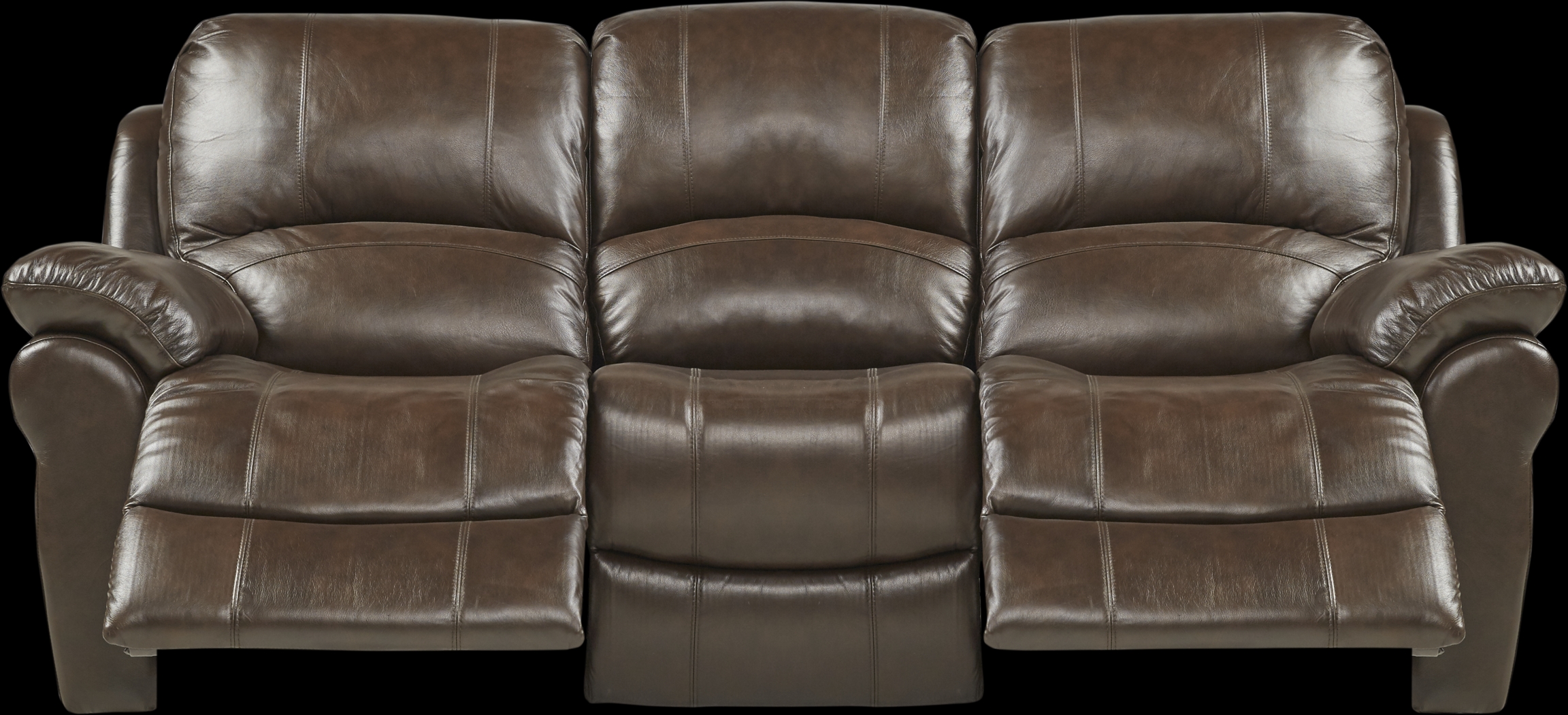 Vercelli Brown Leather 2 Pc Power Reclining Living Room - Thumbnail - Image 3